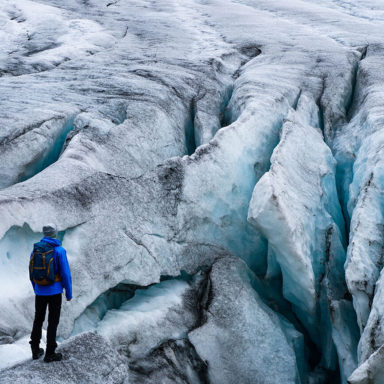 Zu sehen ist ein Gletscher in Norwegen