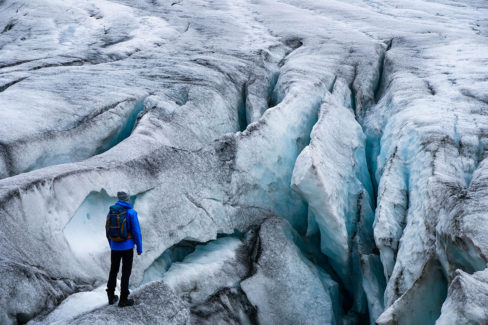 Zu sehen ist ein Gletscher in Norwegen